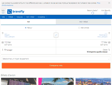 Tablet Screenshot of bravofly.fr