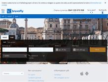 Tablet Screenshot of it.bravofly.ch